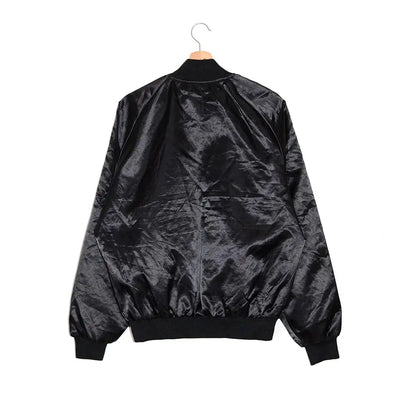 Giacca varsity satinata Made in USA