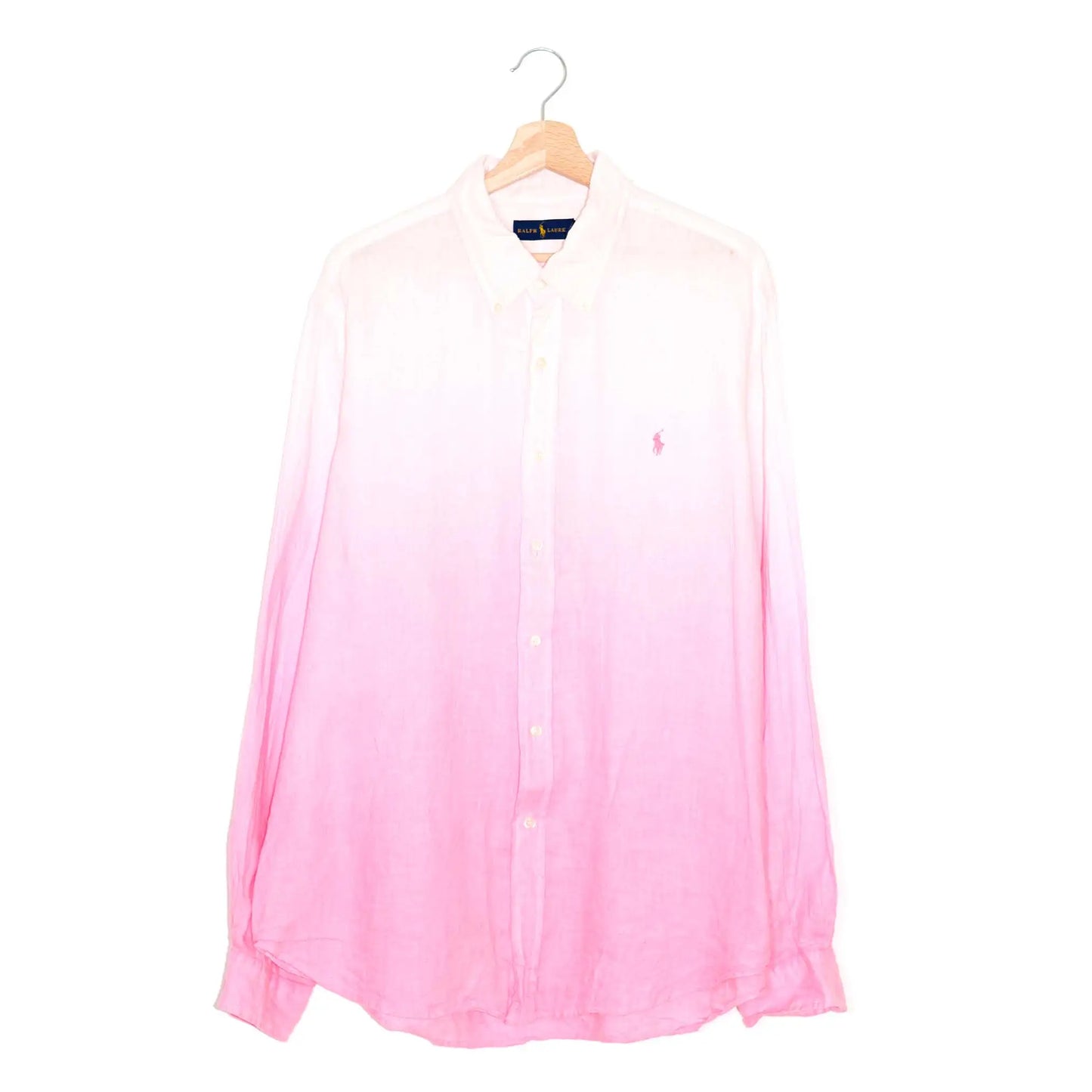 Camicia Ralph Lauren effetto dye in lino