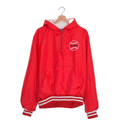 Vintage Anorak Rosso Baseball “Bulldogs” – L