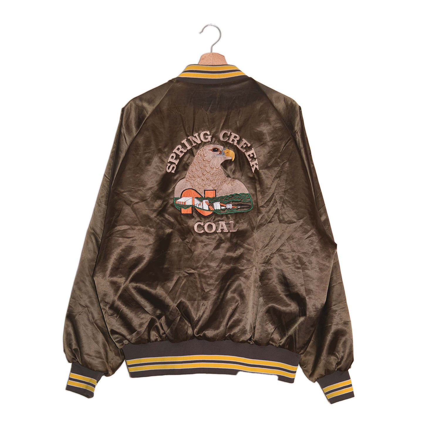 Varsity Jacket Vintage Spring Creek Coal 1989 – XL