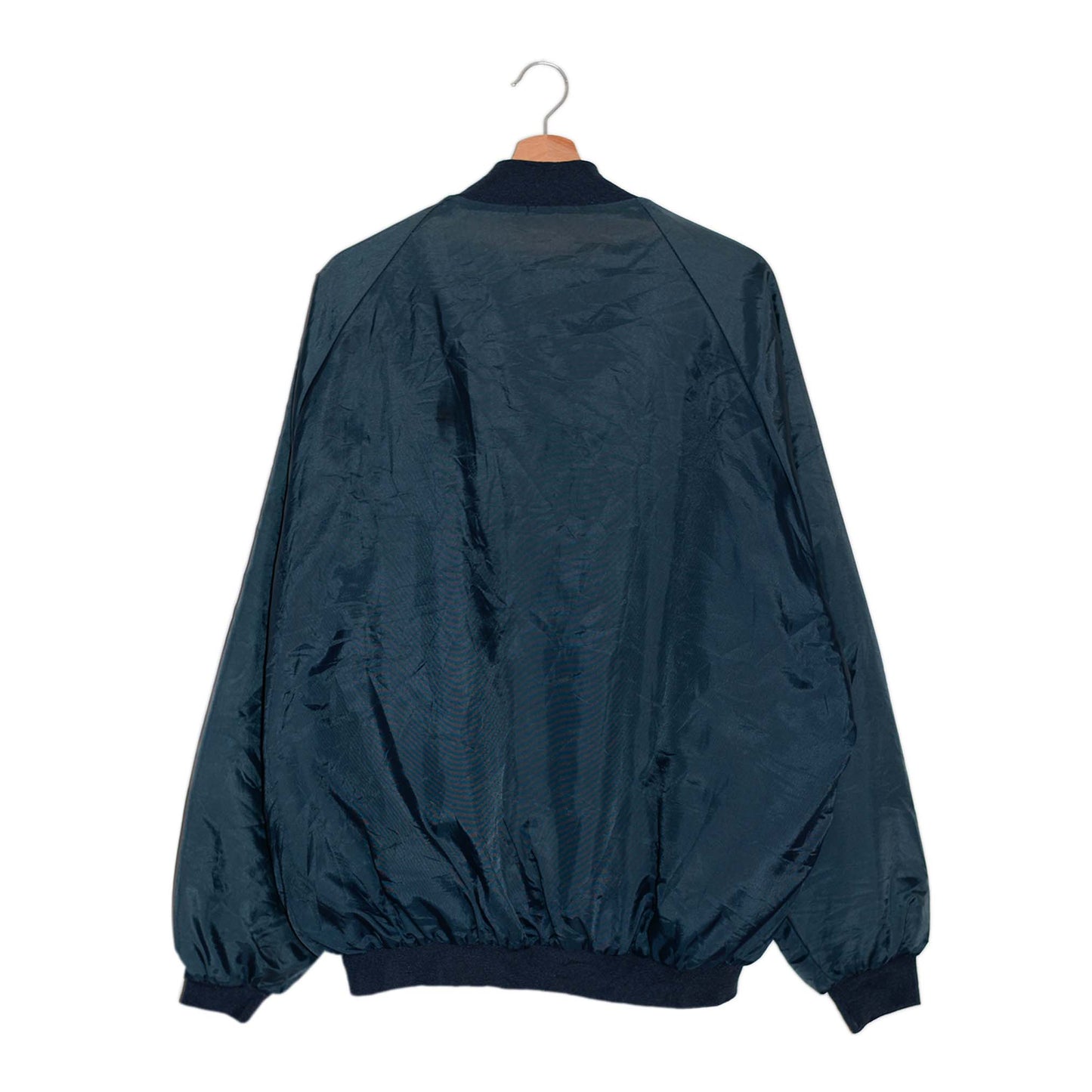 Vintage Varsity Jacket Navy Minimal – XL