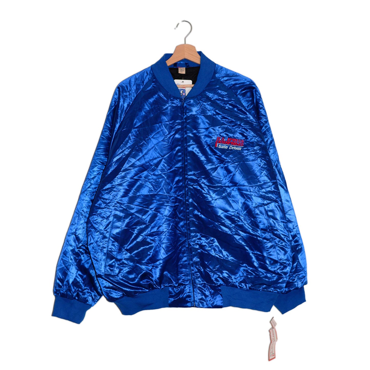 Giacca satin vintage U.S. Xpress Safe Driver - XL