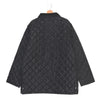 Quilted Jacket Nera con Maniche Rimovibili - XXL