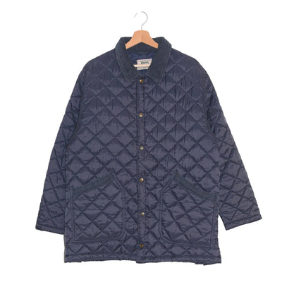 Quilted Jacket Blu – L