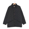Quilted Jacket Nera con Maniche Rimovibili - XL
